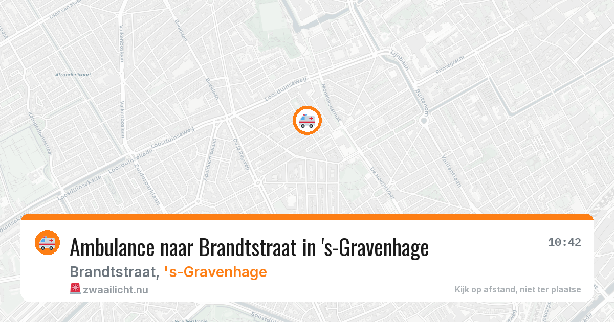 Ambulance naar Brandtstraat in 's-Gravenhage — 4 feb 2026