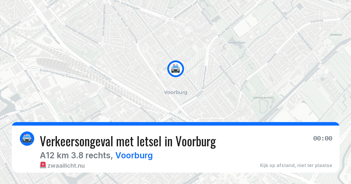 Verkeersongeval met letsel in Voorburg — 28 mei 2026