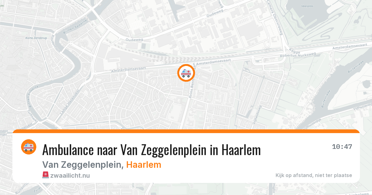 Ambulance naar Van Zeggelenplein in Haarlem — 20 mei 2026