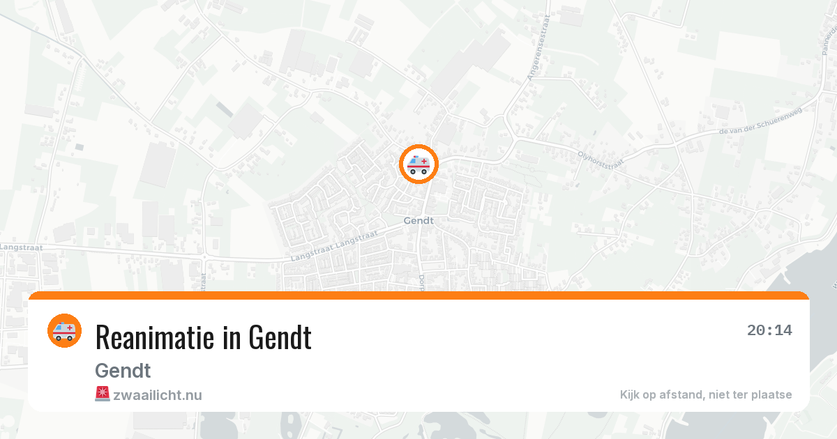 Reanimatie in Gendt — 30 mei 2026