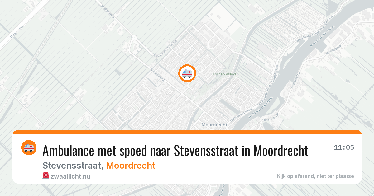 Ambulance met spoed naar Stevensstraat in Moordrecht — 3 feb 2026