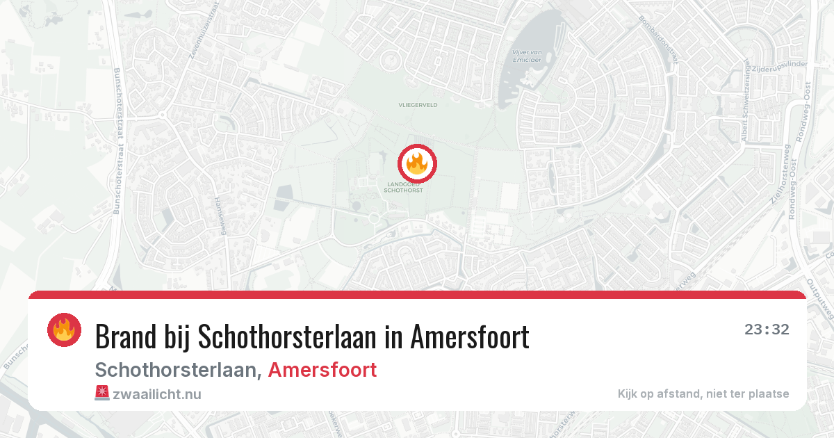 Brand bij Schothorsterlaan in Amersfoort — 19 jul 2026