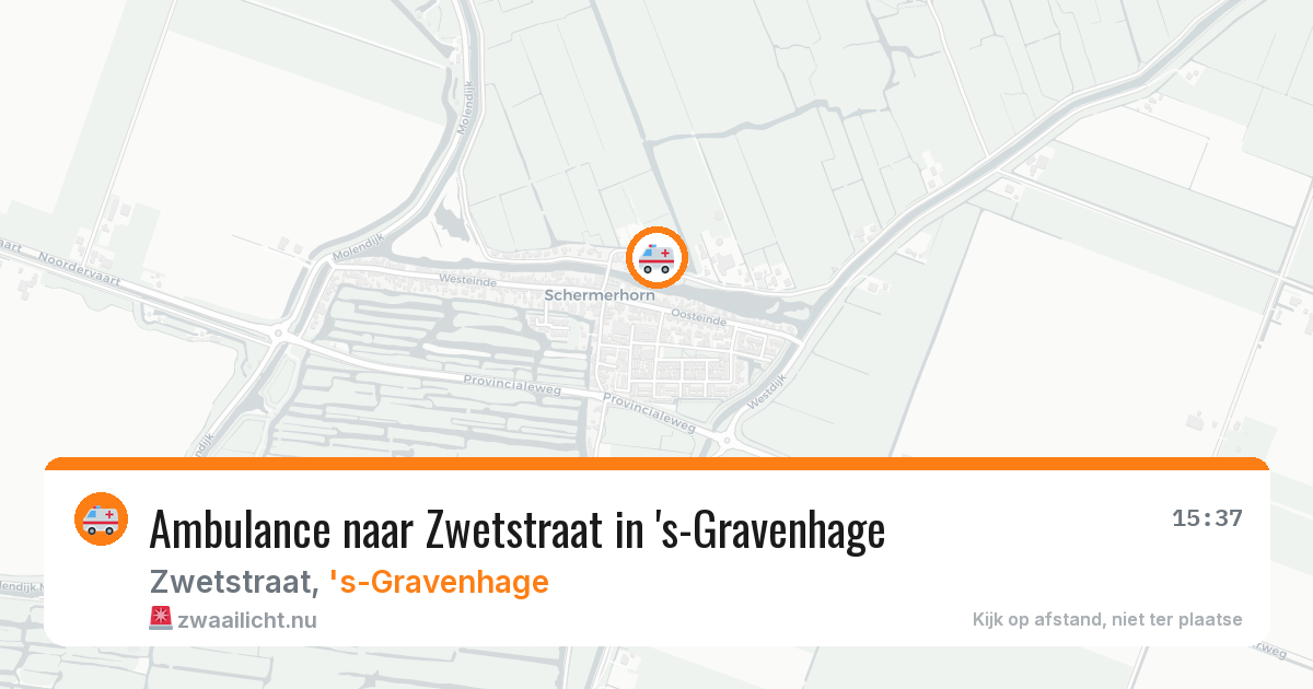 Ambulance naar Zwetstraat in 's-Gravenhage — 24 mrt 2026
