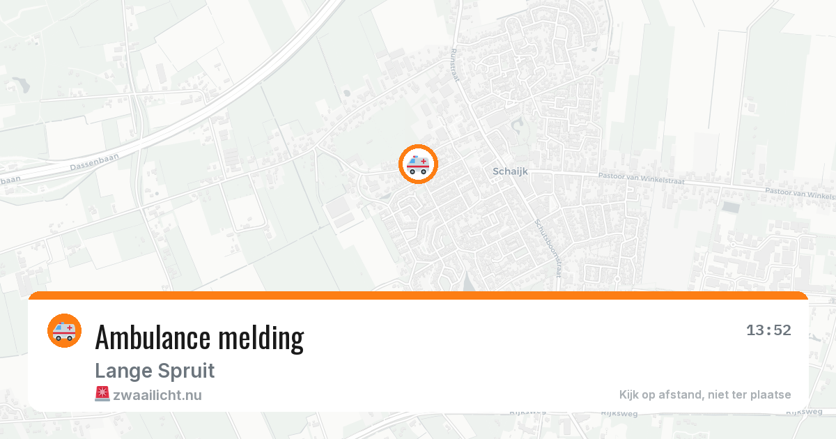 Ambulance melding — 20 jul 2026