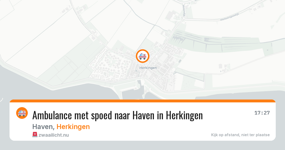 Ambulance met spoed naar Haven in Herkingen — 29 apr 2026