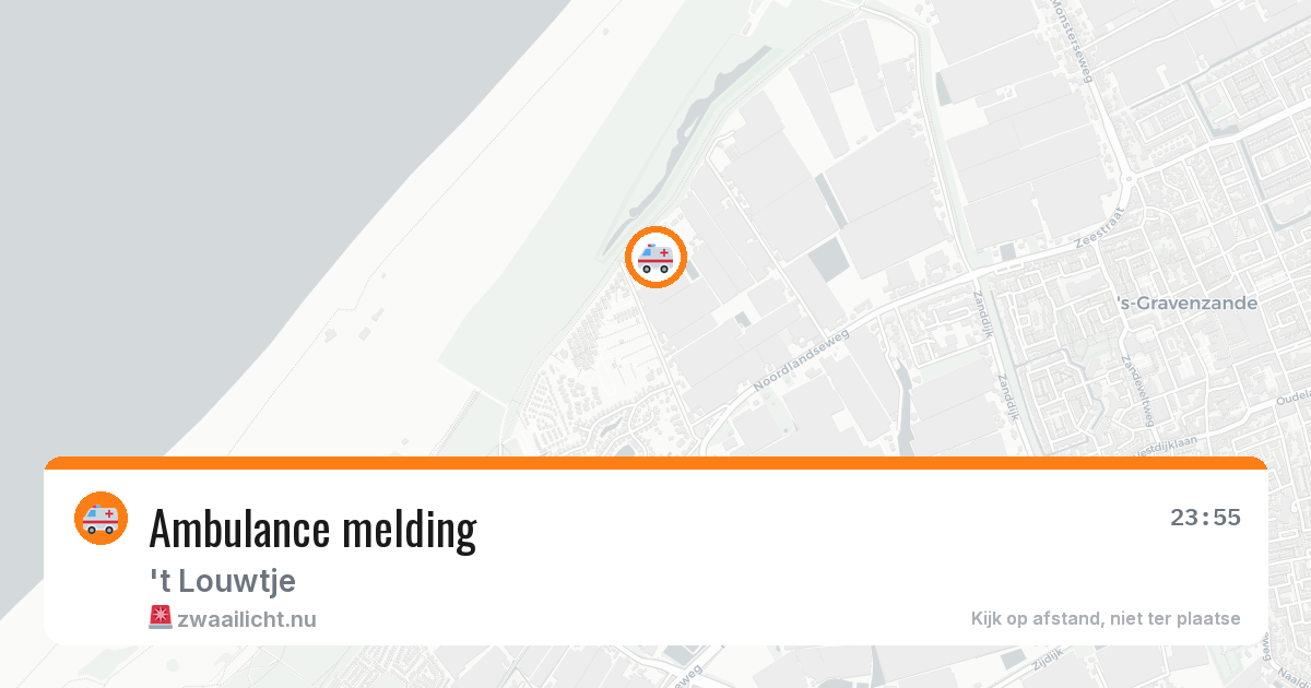 Ambulance melding — 4 mei 2026