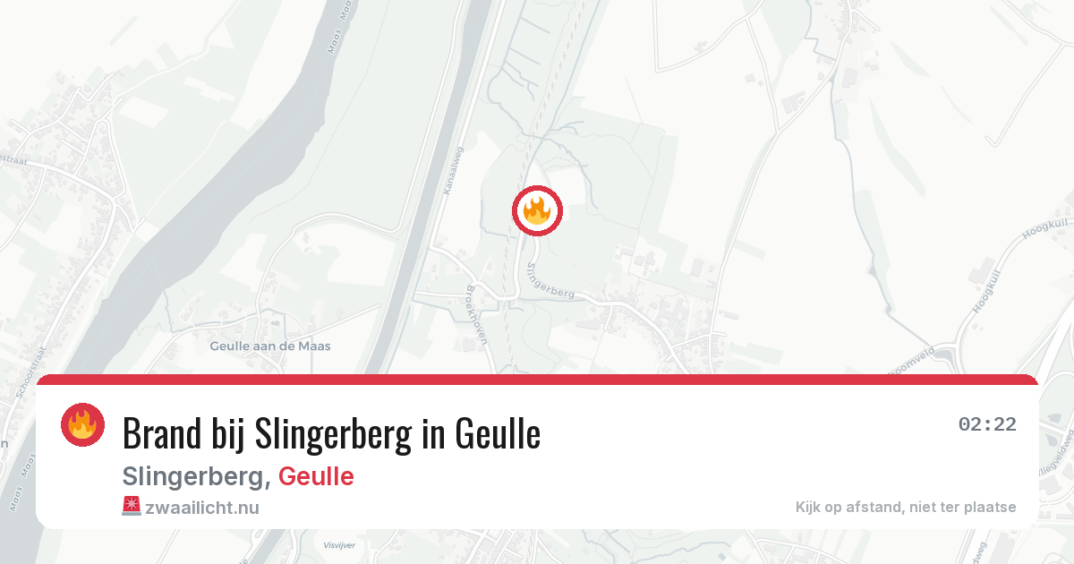 Brand bij Slingerberg in Geulle — 28 jun 2026