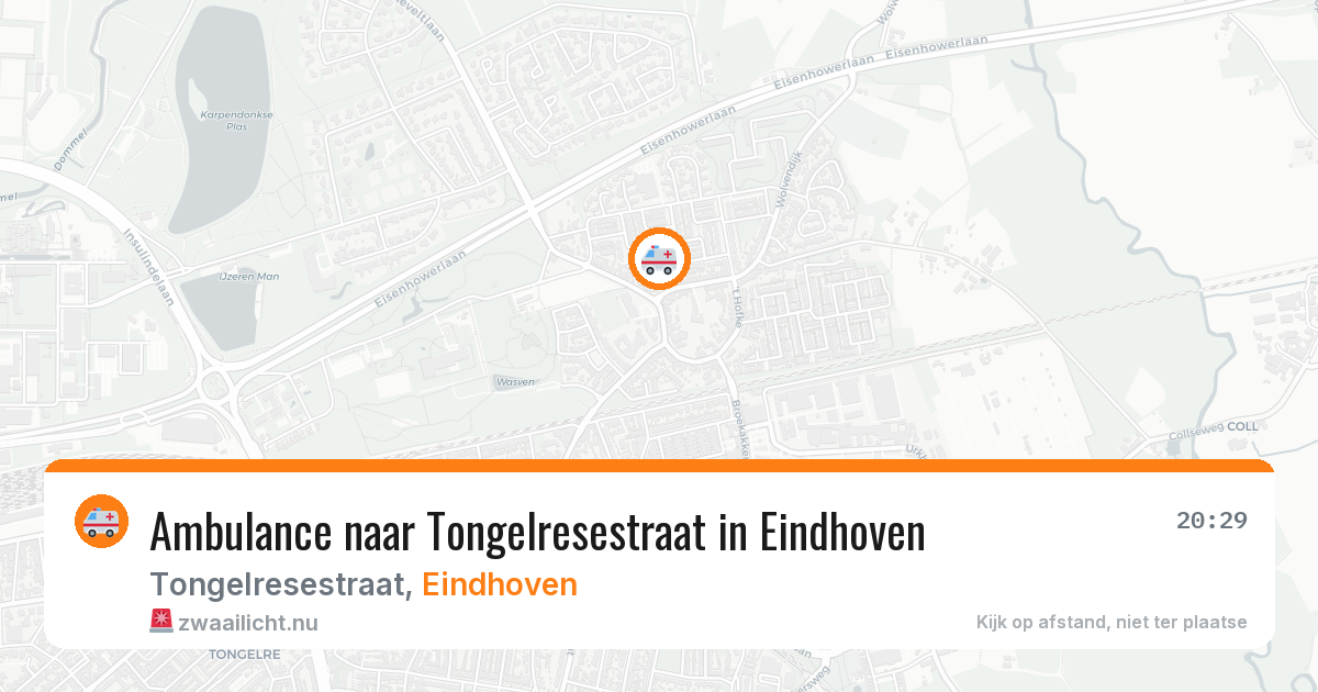 Ambulance naar Tongelresestraat in Eindhoven — 15 mei 2026