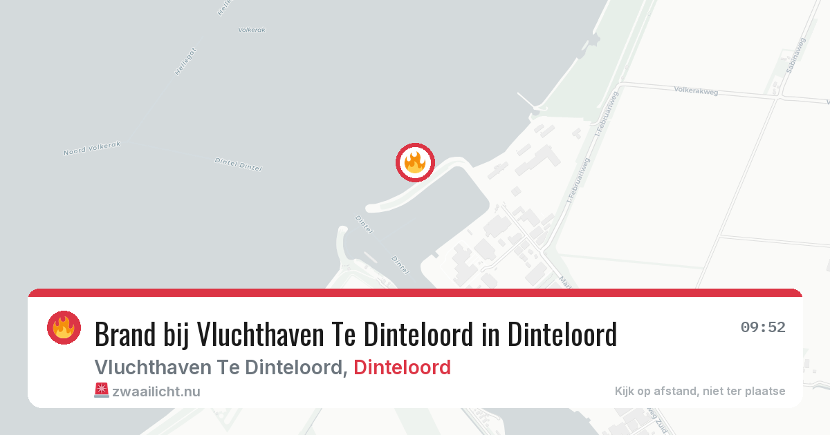 Brand bij Vluchthaven Te Dinteloord in Dinteloord — 11 jul 2026