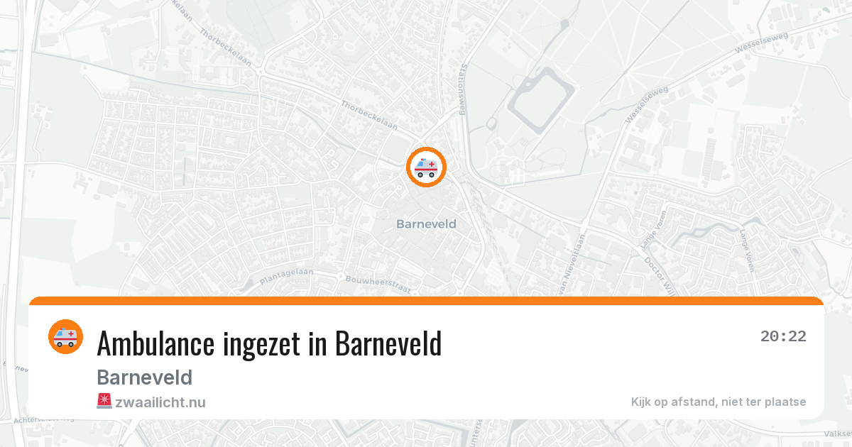 Ambulance ingezet in Barneveld — 8 apr 2026