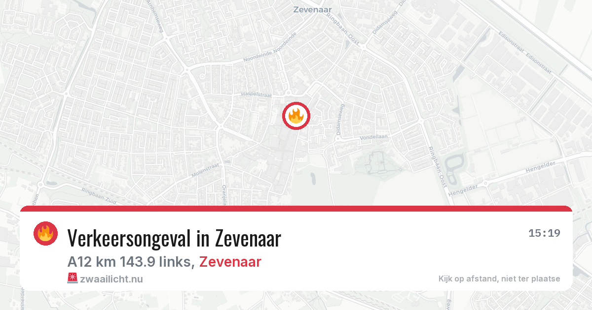 Verkeersongeval in Zevenaar — 10 jul 2026