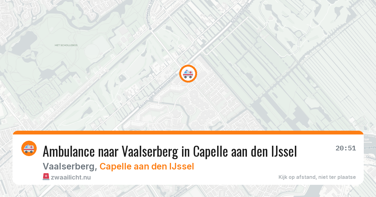 Ambulance naar Vaalserberg in Capelle aan den IJssel — 18 jul 2026
