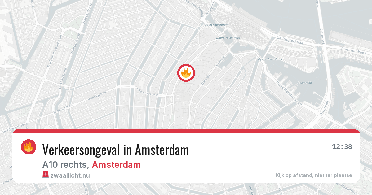 Verkeersongeval in Amsterdam — 23 apr 2026