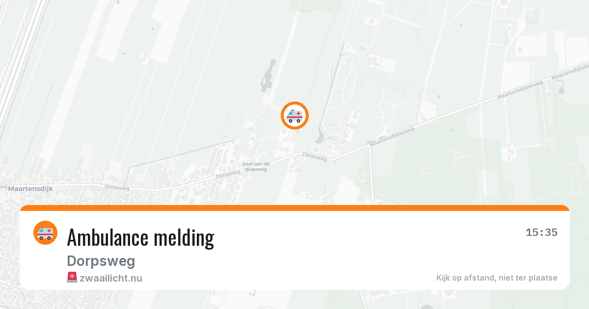 Ambulance melding — 14 jul 2026
