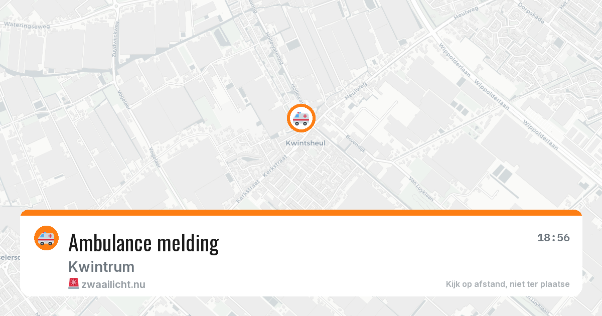 Ambulance melding — 17 jul 2026