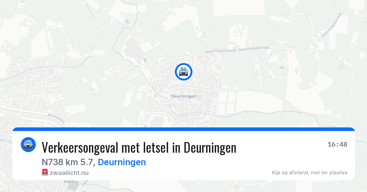 Verkeersongeval met letsel in Deurningen — 12 mrt 2026