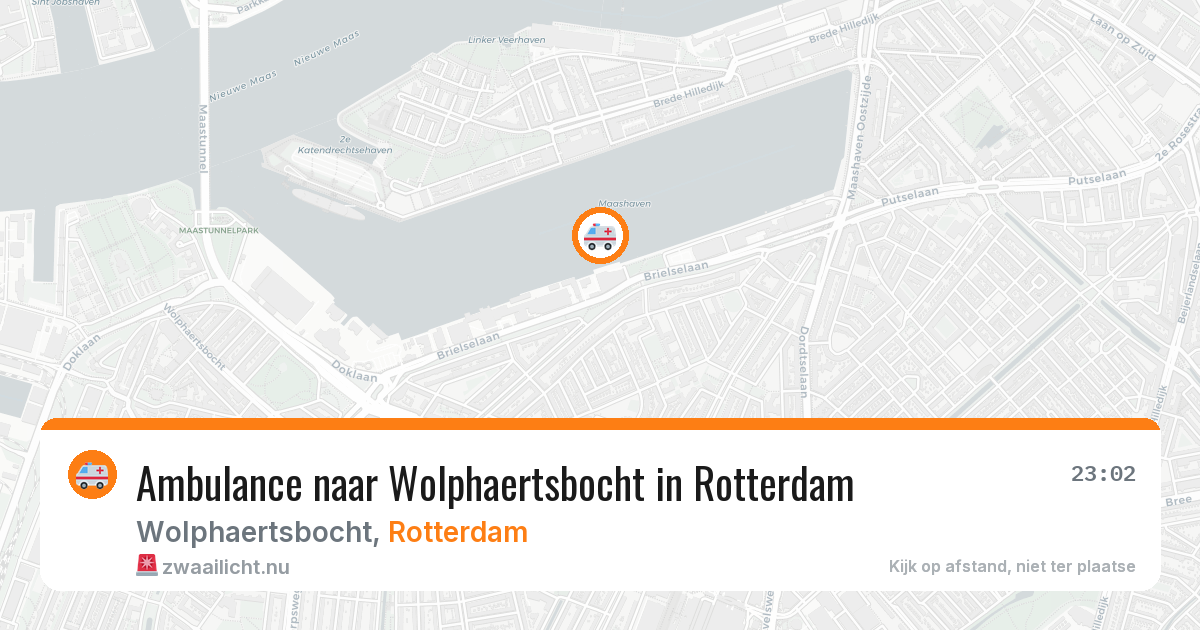 Ambulance naar Wolphaertsbocht in Rotterdam — 10 jul 2026