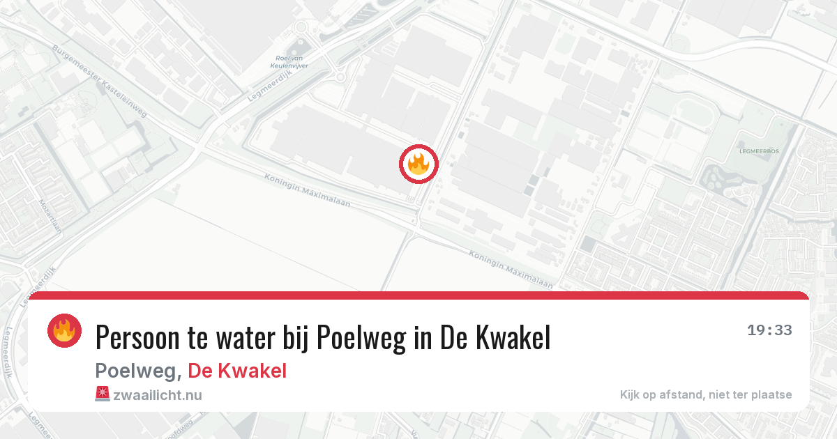Persoon te water bij Poelweg in De Kwakel — 5 jun 2026