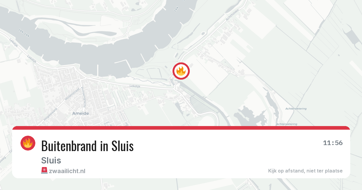 Buitenbrand in Sluis — 27 jul 2026