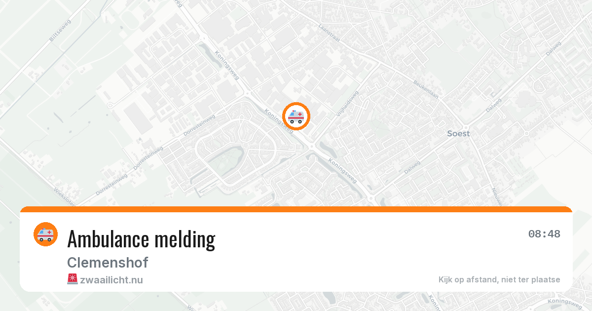 Ambulance melding — 22 jan 2026