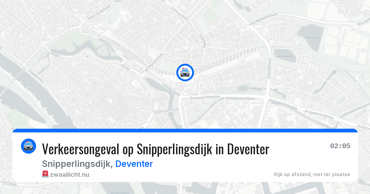 Verkeersongeval op Snipperlingsdijk in Deventer — 24 mei 2026