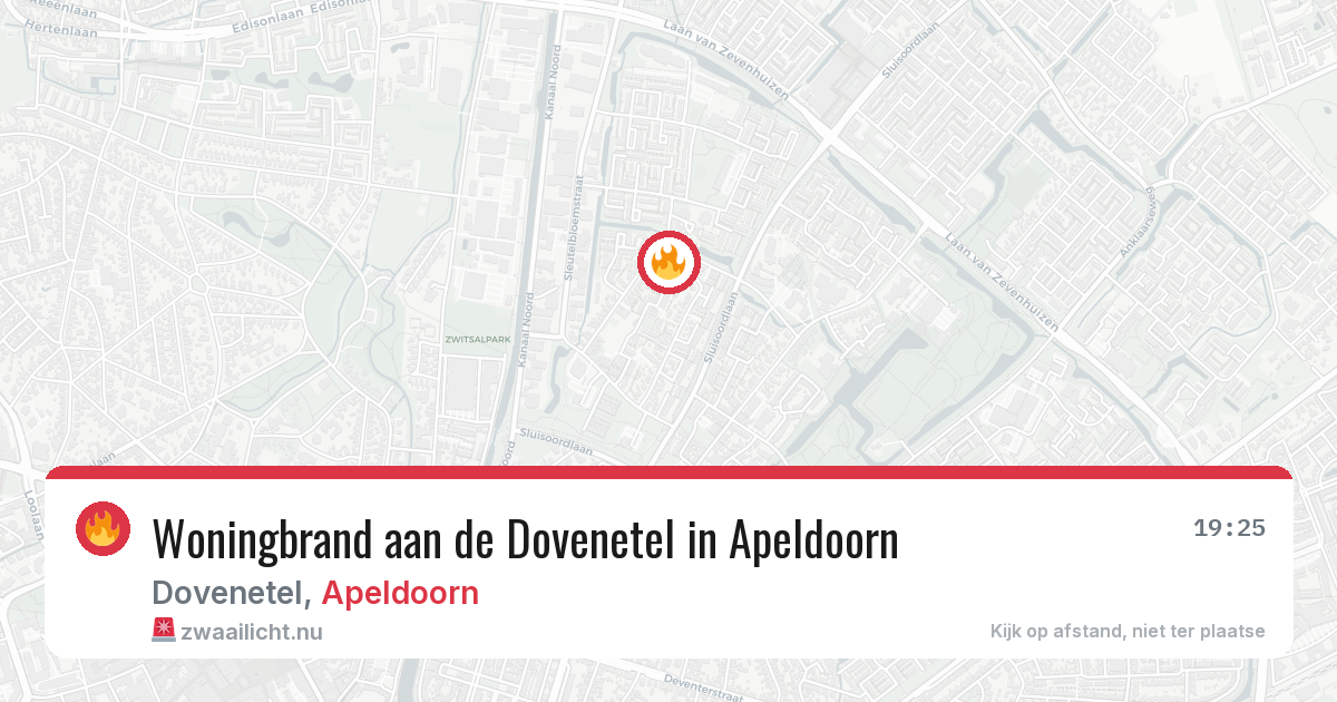 Woningbrand aan de Dovenetel in Apeldoorn — 29 mei 2026