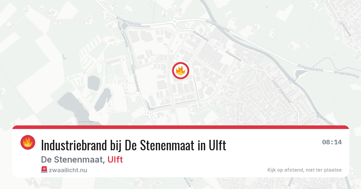 Industriebrand bij De Stenenmaat in Ulft — 3 jun 2026