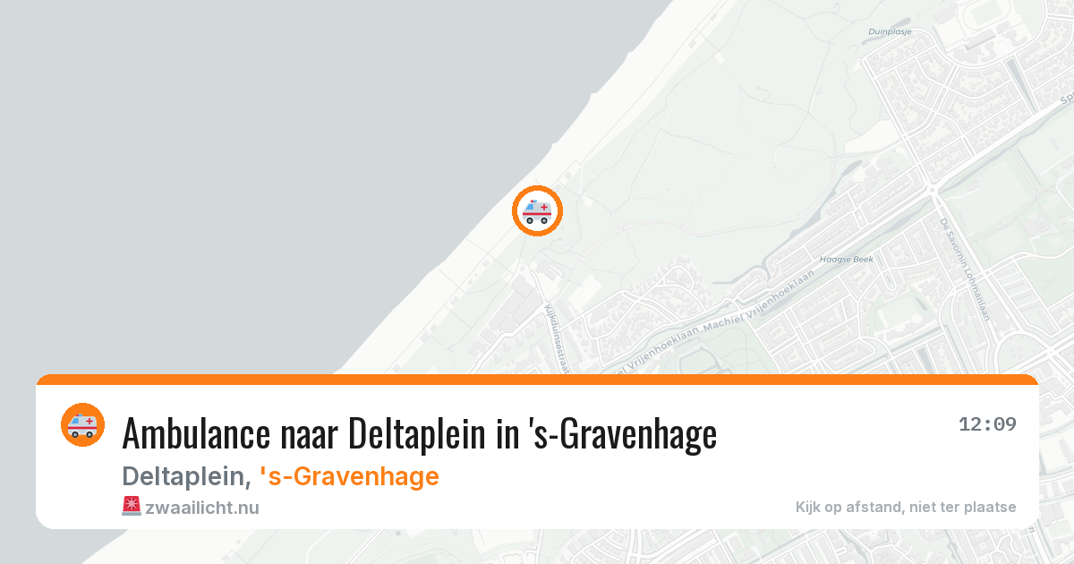 Ambulance naar Deltaplein in 's-Gravenhage — 13 jul 2026