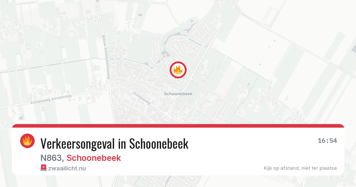 Verkeersongeval in Schoonebeek — 18 mrt 2026