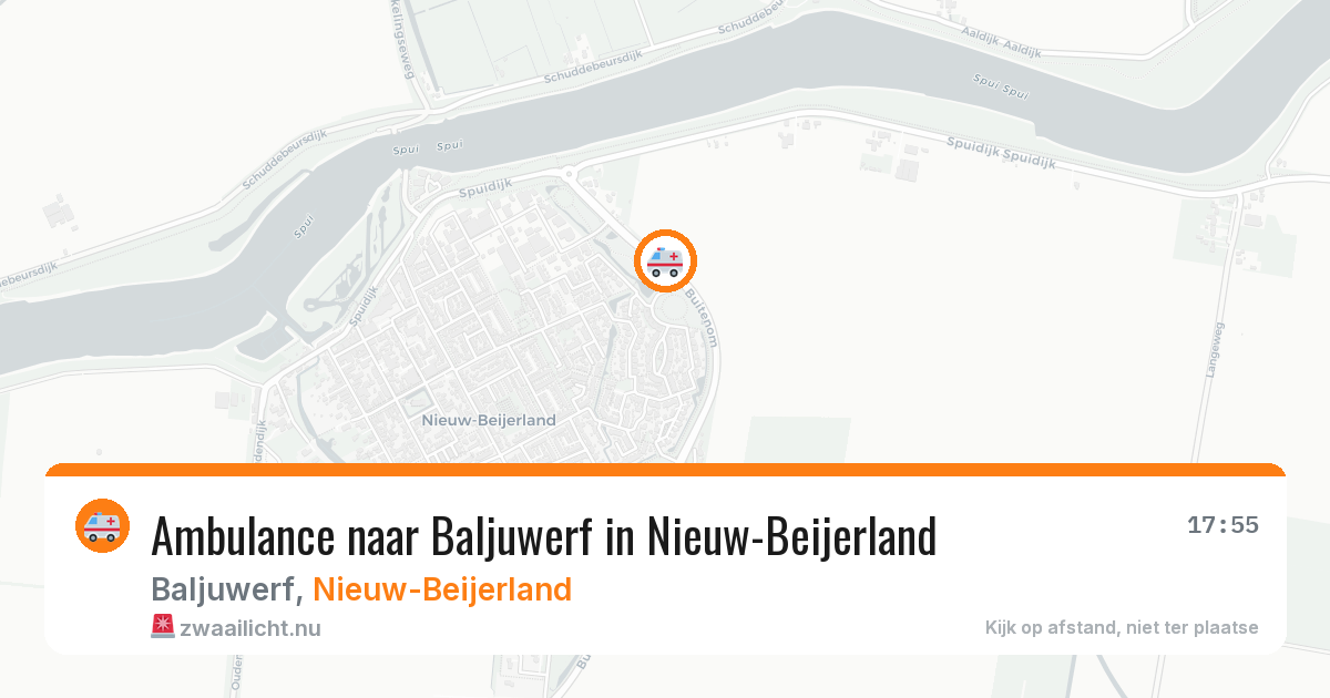 Ambulance naar Baljuwerf in Nieuw-Beijerland — 24 jul 2026