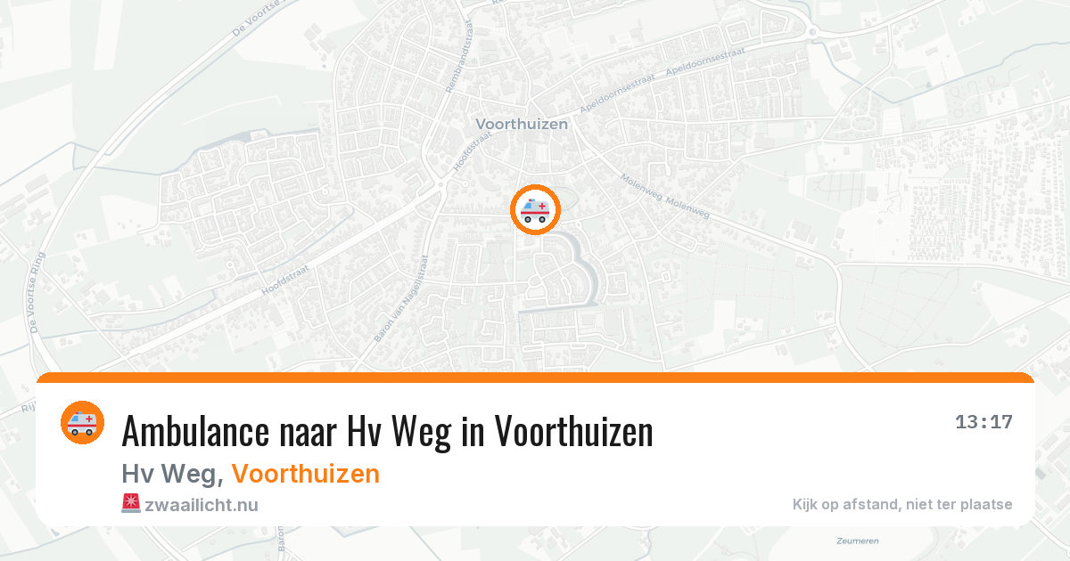 Ambulance naar Hv Weg in Voorthuizen — 18 mrt 2026