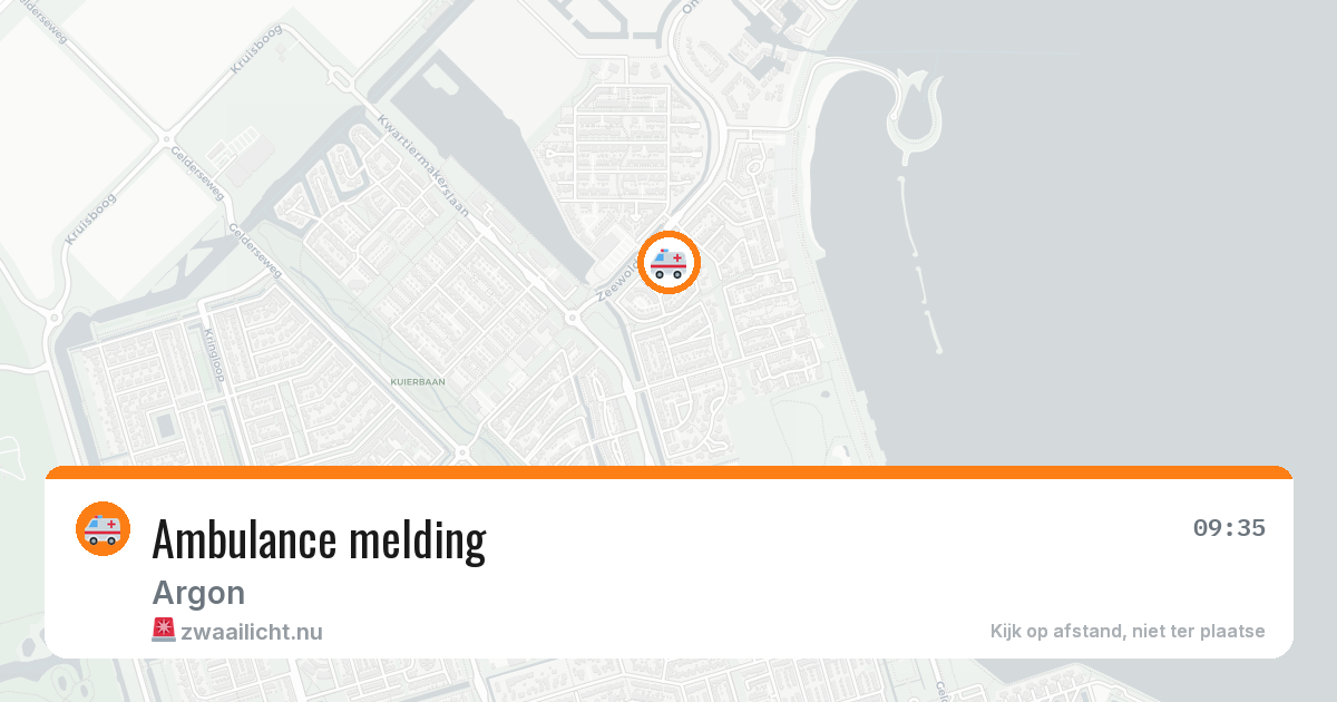 Ambulance melding — 21 jul 2026