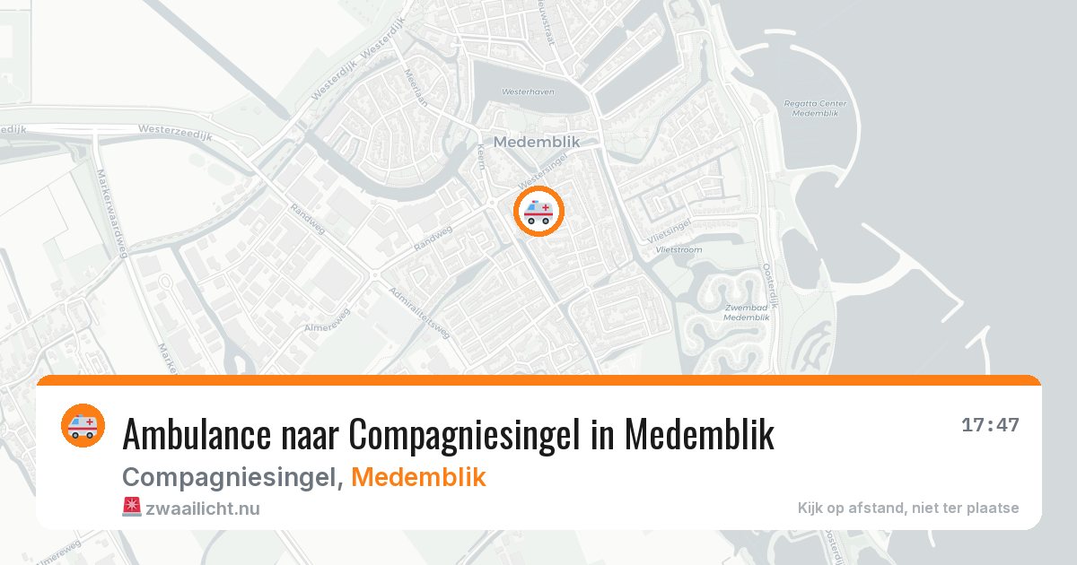 Ambulance naar Compagniesingel in Medemblik — 24 jul 2026