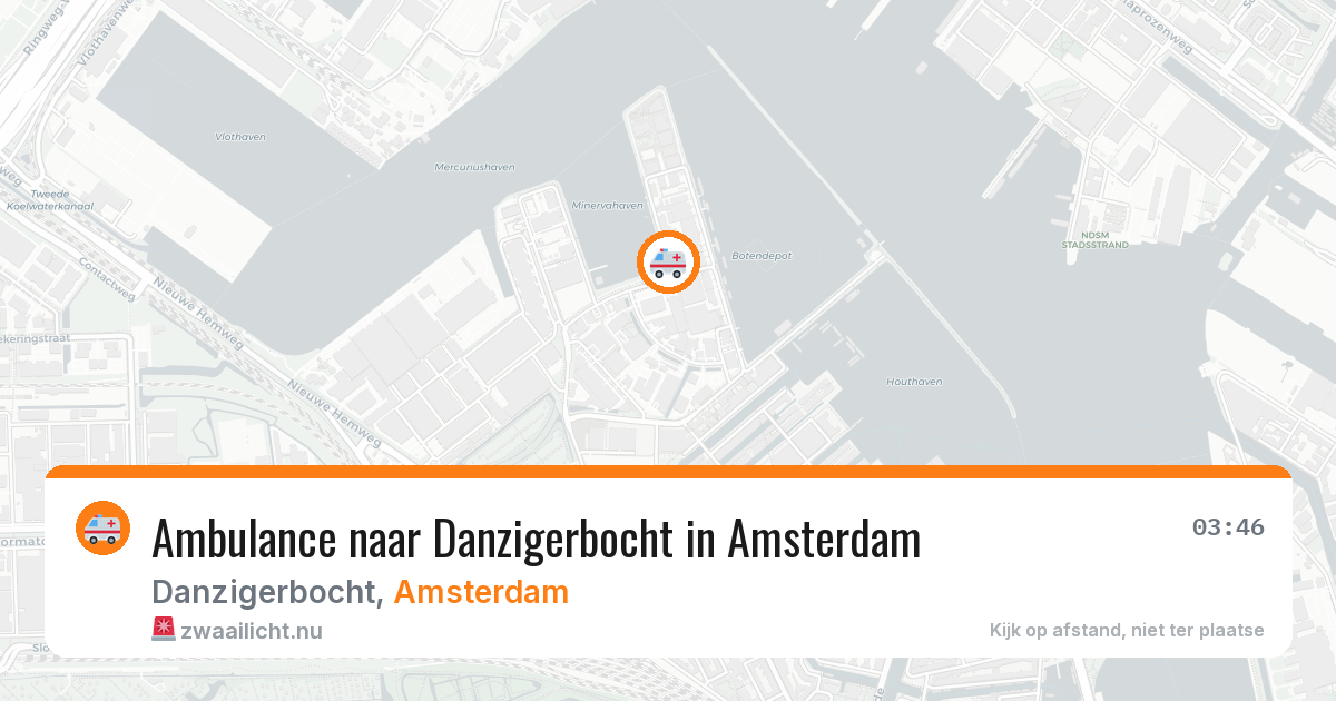Ambulance naar Danzigerbocht in Amsterdam — 24 mei 2026