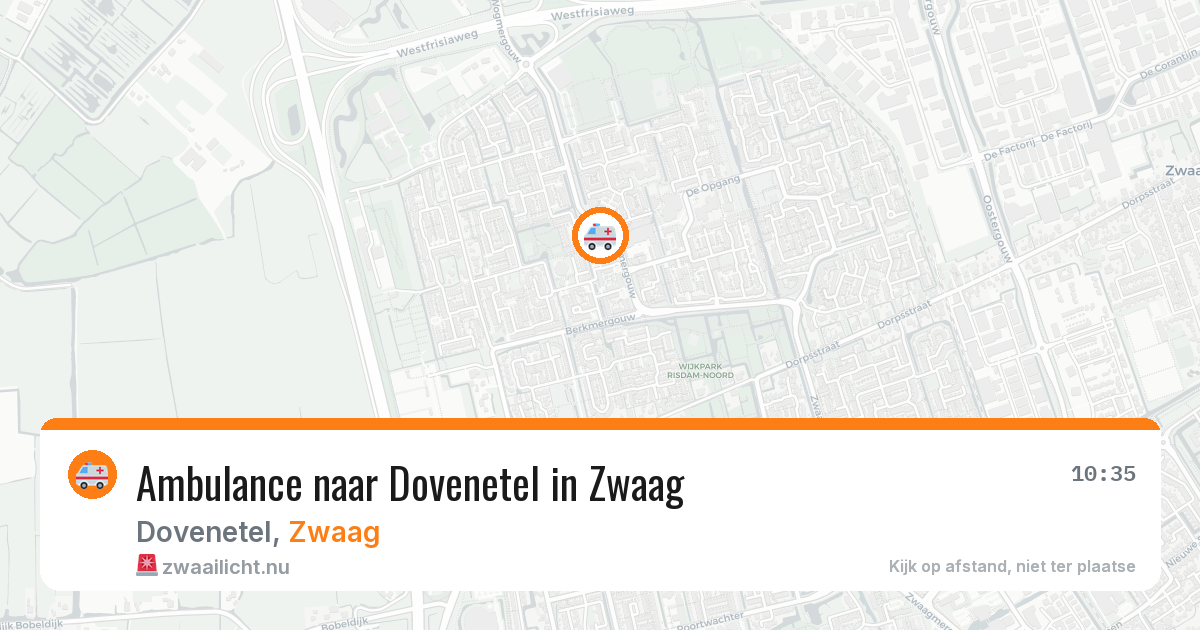 Ambulance naar Dovenetel in Zwaag — 28 mei 2026