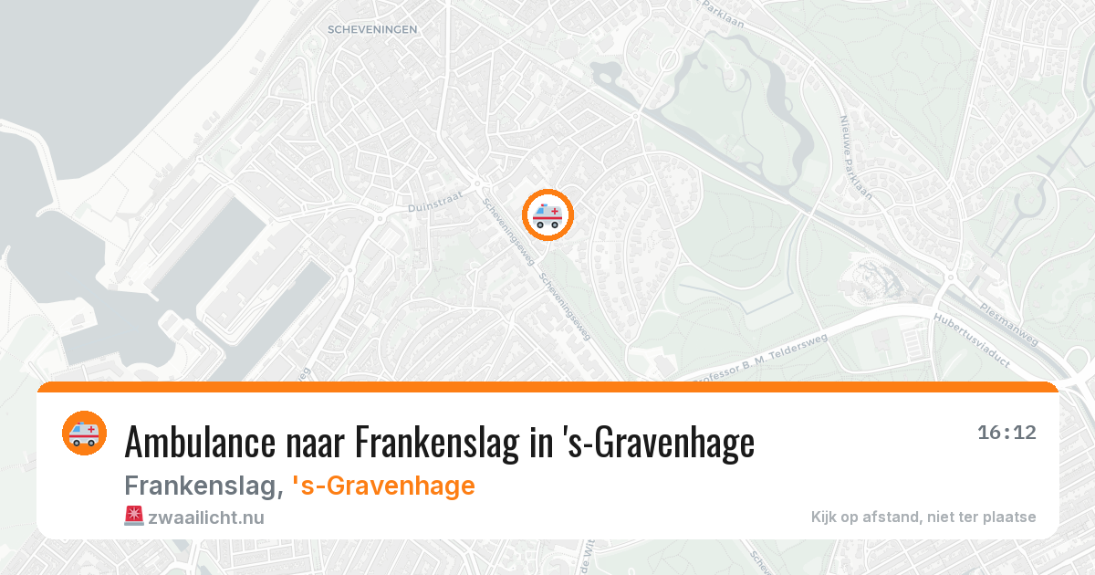 Ambulance naar Frankenslag in 's-Gravenhage — 20 jul 2026