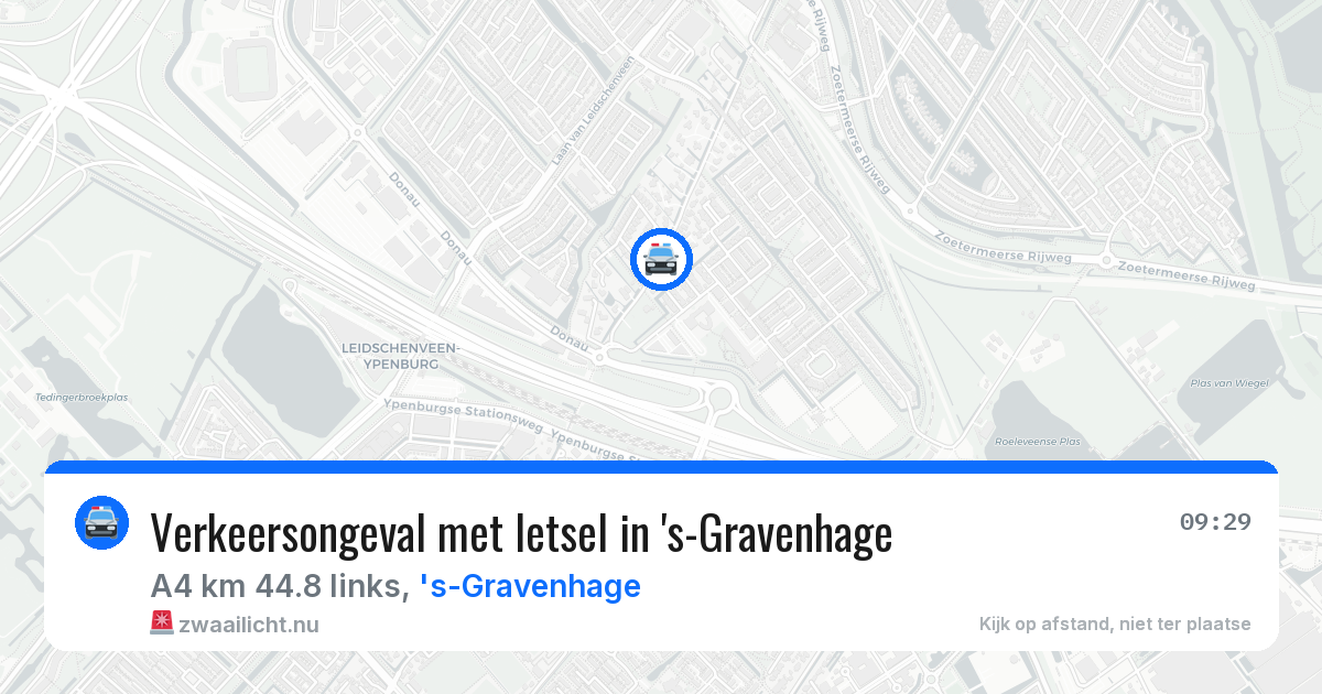 Verkeersongeval met letsel in 's-Gravenhage — 8 apr 2026