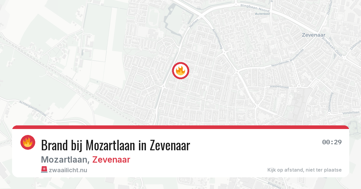 Brand bij Mozartlaan in Zevenaar — 23 mei 2026