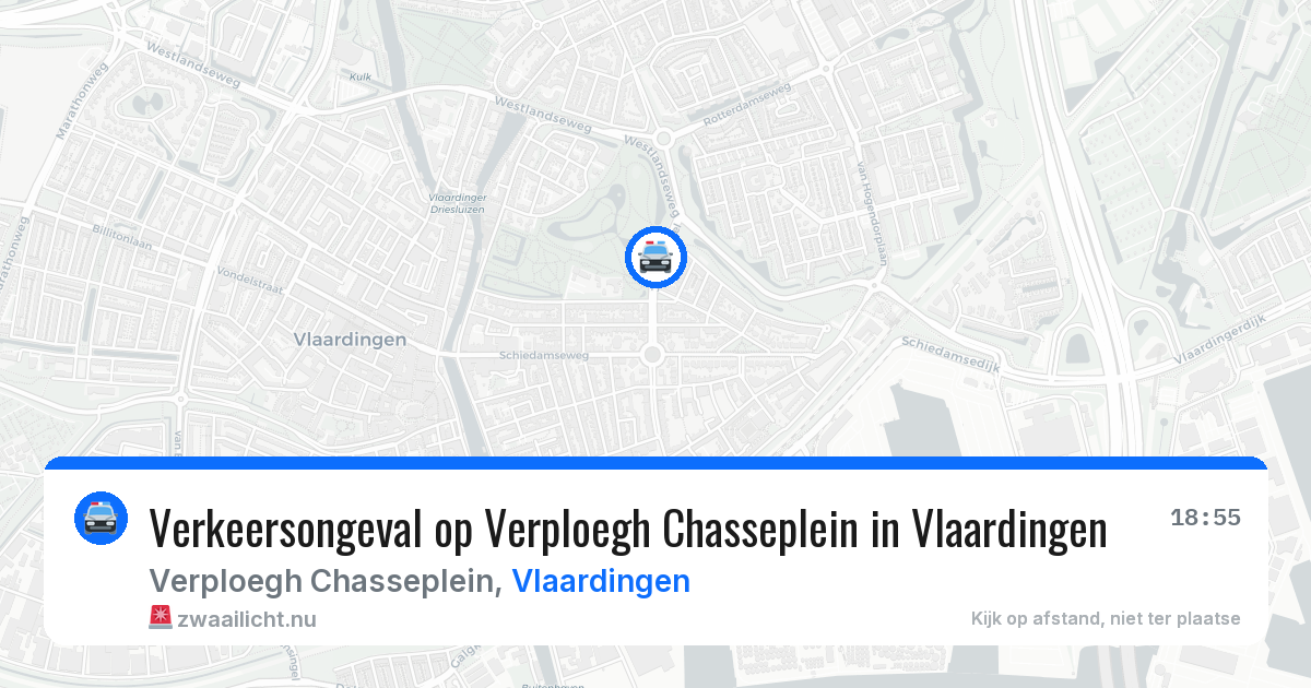 Verkeersongeval op Verploegh Chasseplein in Vlaardingen — 3 jun 2026