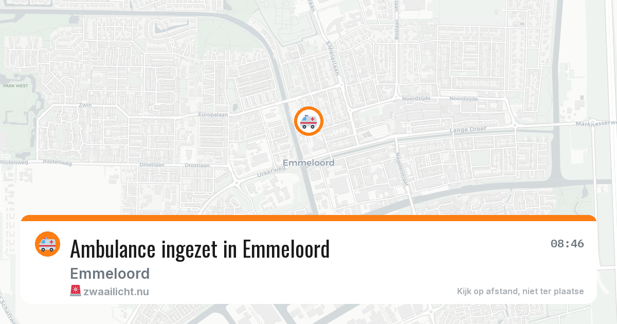 Ambulance ingezet in Emmeloord — 17 jul 2026