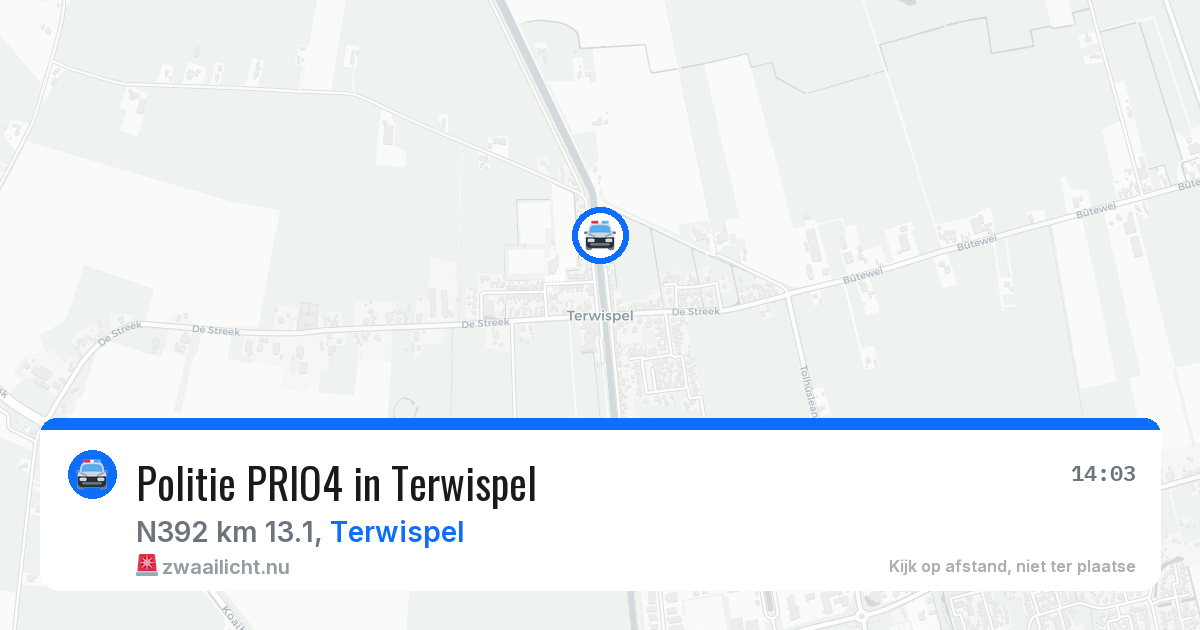 Politie PRIO4 in Terwispel — 4 jul 2026 | 🚨 Zwaailicht.nu