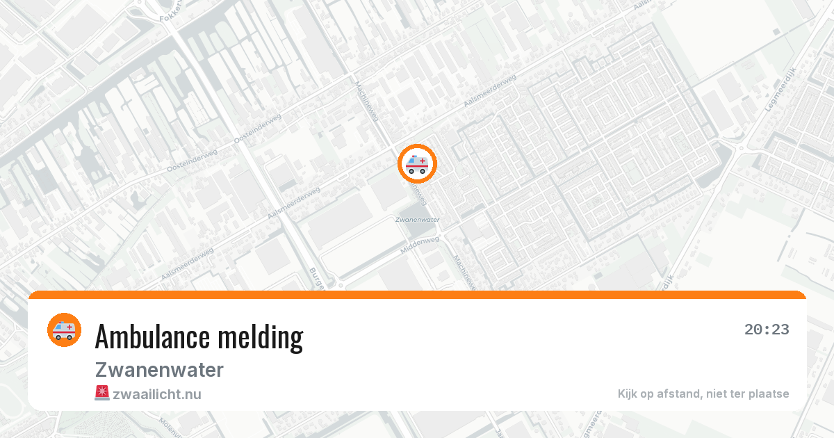 Ambulance melding — 23 jan 2026