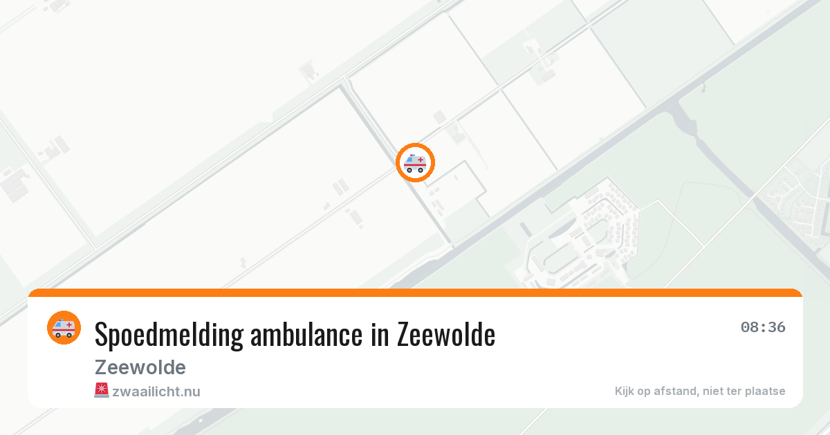 Spoedmelding ambulance in Zeewolde — 14 apr 2026