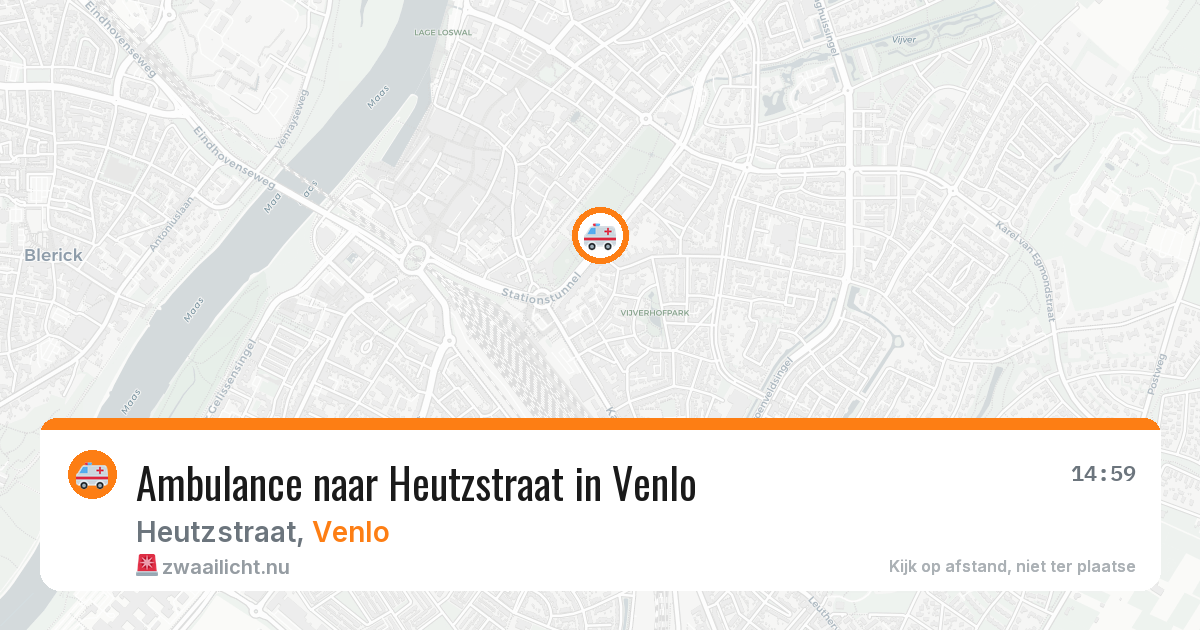 Ambulance naar Heutzstraat in Venlo — 27 jun 2026