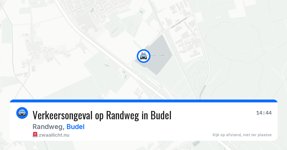 Verkeersongeval op Randweg in Budel — 14 jul 2026