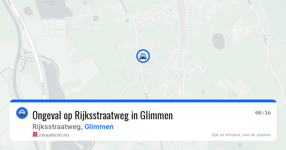 Ongeval op Rijksstraatweg in Glimmen — 14 mei 2026