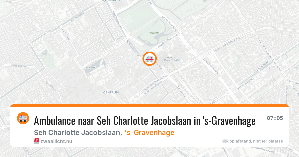Ambulance naar Seh Charlotte Jacobslaan in 's-Gravenhage — 31 jan 2026