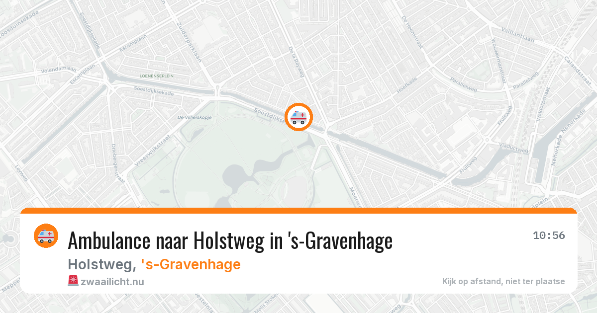 Ambulance naar Holstweg in 's-Gravenhage — 14 jul 2026