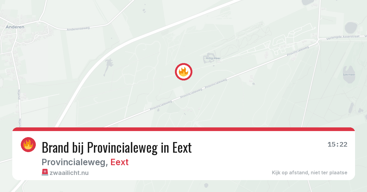 Brand bij Provincialeweg in Eext — 7 jun 2026