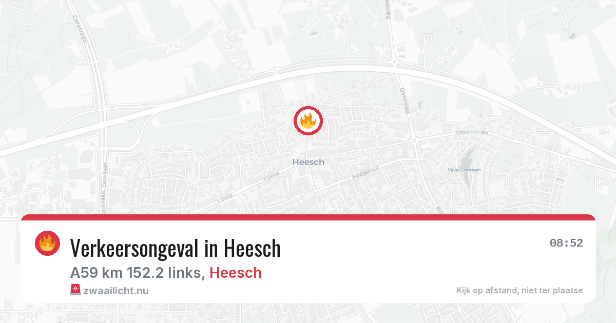 Verkeersongeval in Heesch — 21 mei 2026
